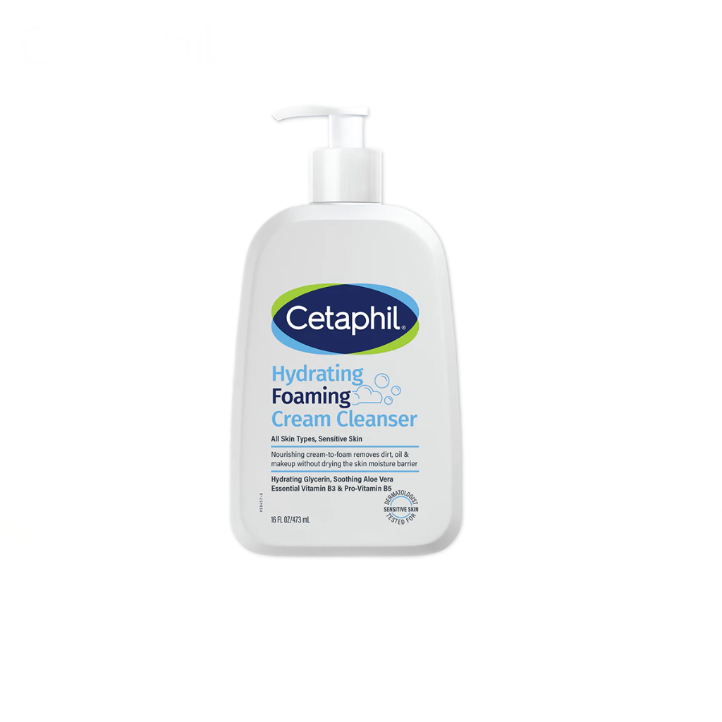 Cetaphil Hydrating Foaming Cream Cleanser