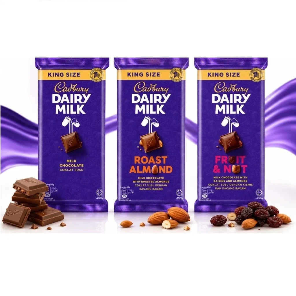 Cadbury Dairy Milk King Size 190g-200g