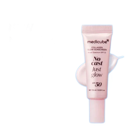 Collagen Glow Sun Cream | SPF 50 Broad Spectrum Face Sunscreen | Lightweight, Non-Sticky, Hydrating